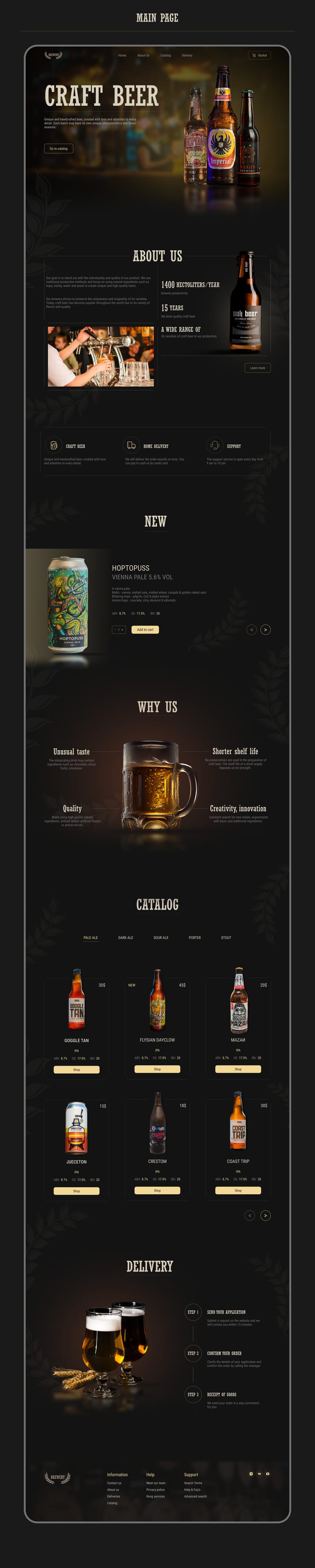 Kraft Daily Pub - WordPress Project